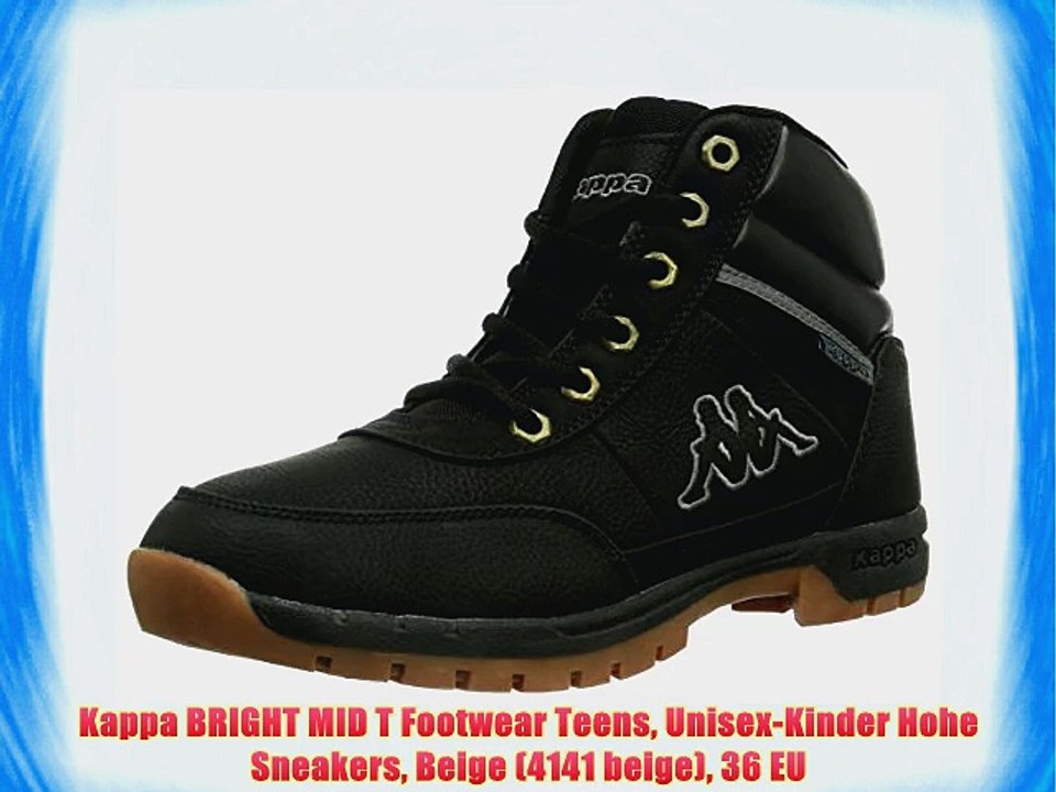 Kappa BRIGHT MID T Footwear Teens Unisex-Kinder Hohe Sneakers Beige (4141 beige) 36 EU