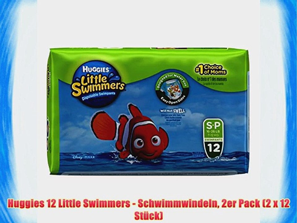 Huggies 12 Little Swimmers - Schwimmwindeln 2er Pack (2 x 12 St?ck)