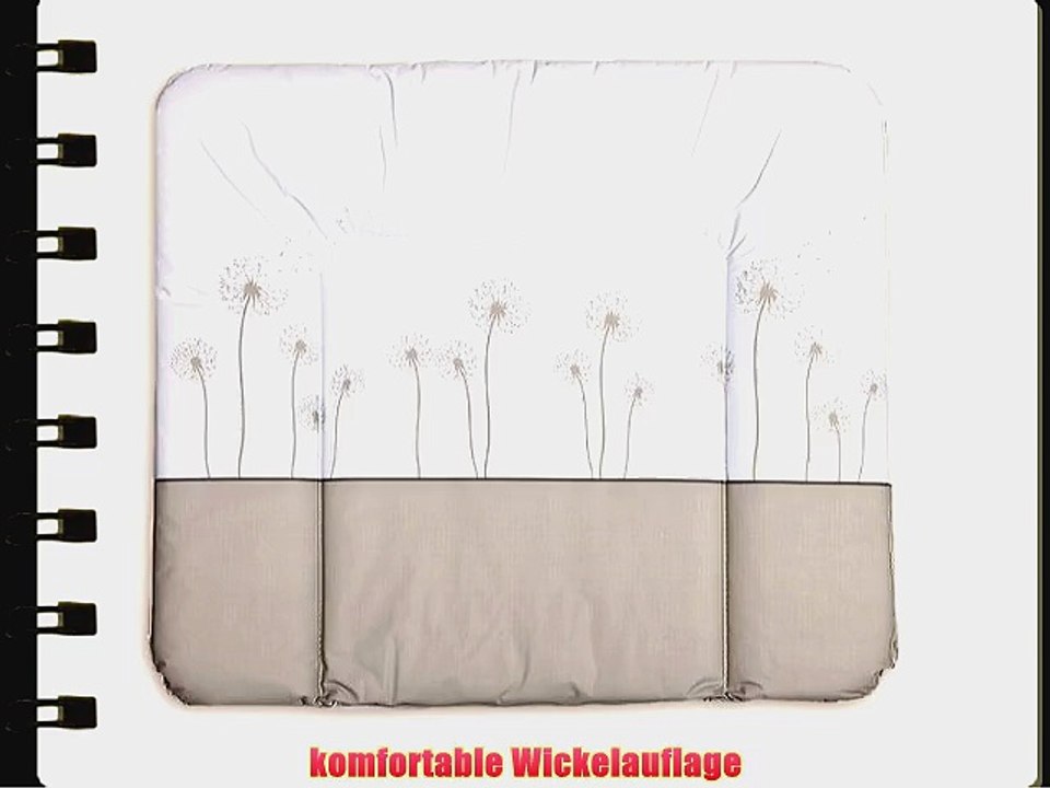 Tr?umeland TT09115 - Blumenwiese Wickelauflage 75 x 85 cm