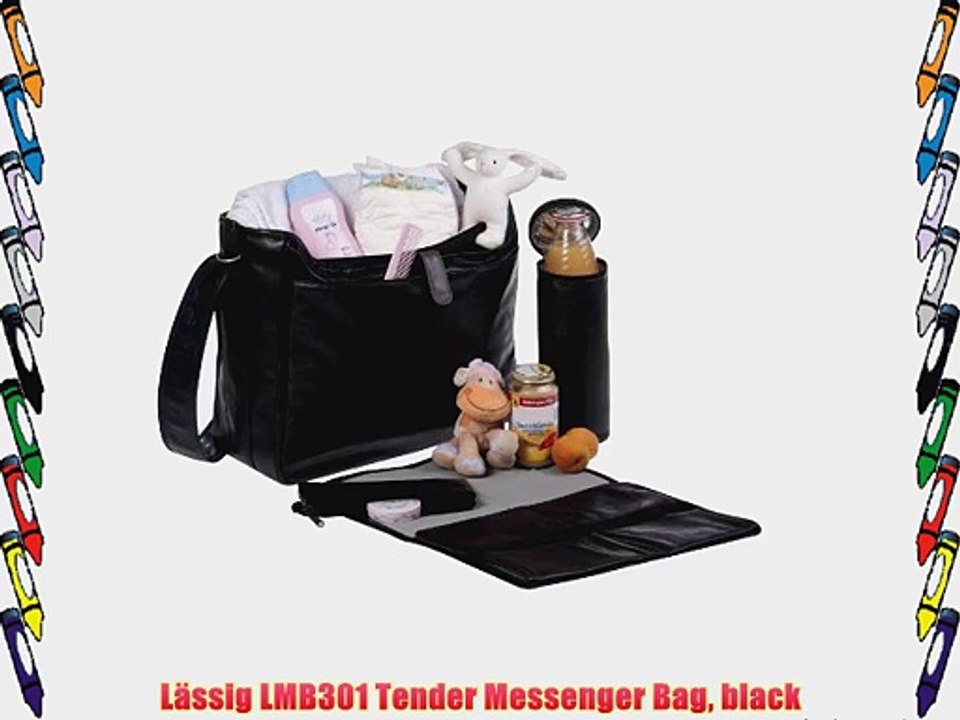 L?ssig LMB301 Tender Messenger Bag black