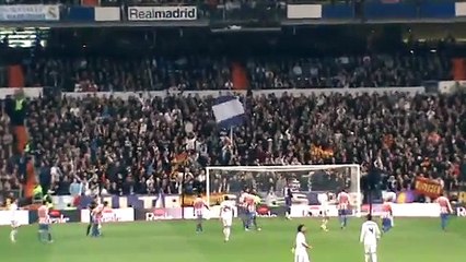 Duelo hinchadas.Atletico Madrid vs Real Madrid