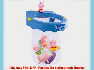 IMC Toys 360112PP - Peppas Pig Badenetz mit Figuren