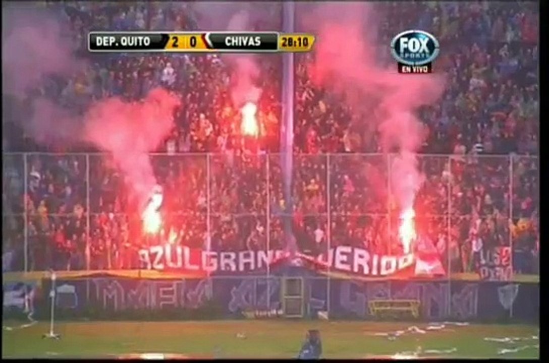 Deportivo Quito vs Chivas Guadalajara 5-0 Copa Libertadores 2012 [17/04/12] Goles