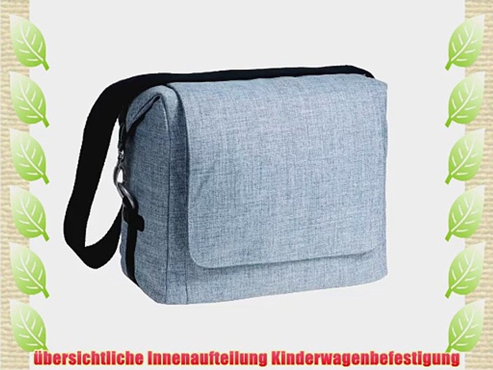 L?ssig LMBS601 Wickeltasche Green Label Small Messenger Bag black m?lange
