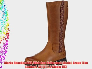 Clarks RheaKateGTX M?dchen Halbschaft Stiefel Braun (Tan Leather) 35 EU (2.5 Kinder UK)