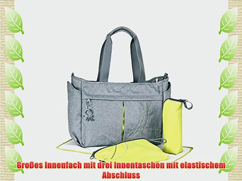 Okiedog Wickeltasche Urban Metro grau Polyester