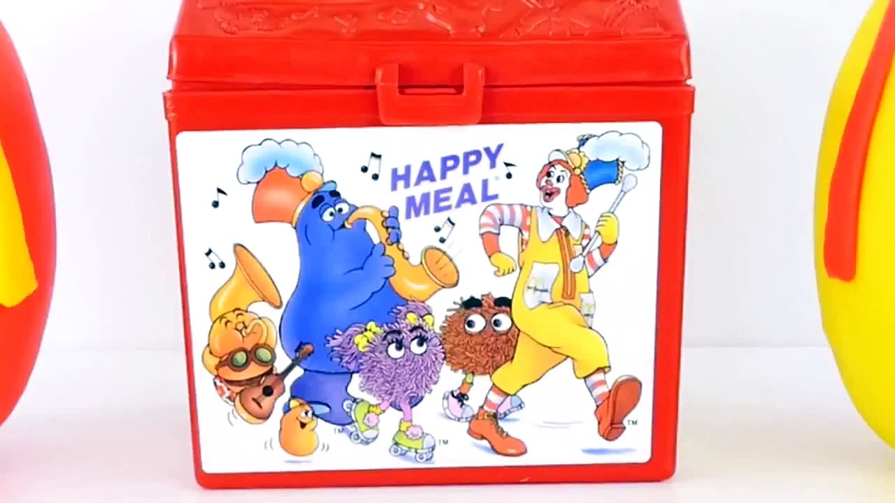 HAPPY MEAL Surprise Eggs McDonalds Toy Play Doh Egg Barbie Hot Wheels Cars Bratz Huevos Sorpresa