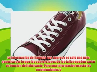 Converse Chuck Taylor Oxford All Star Leather - Zapatillas unisex color oxheart talla 36.5