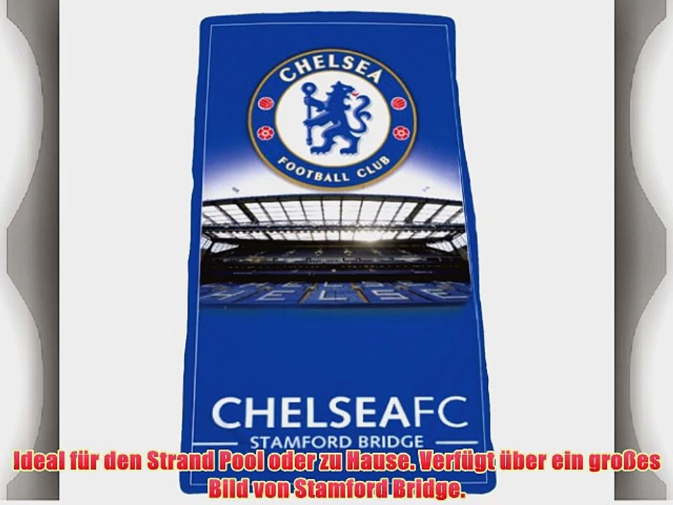 Original Chelsea London FC Stamford Bridge Stadion Badetuch/Strandtuch/Handtuch 150x75 cm 2014