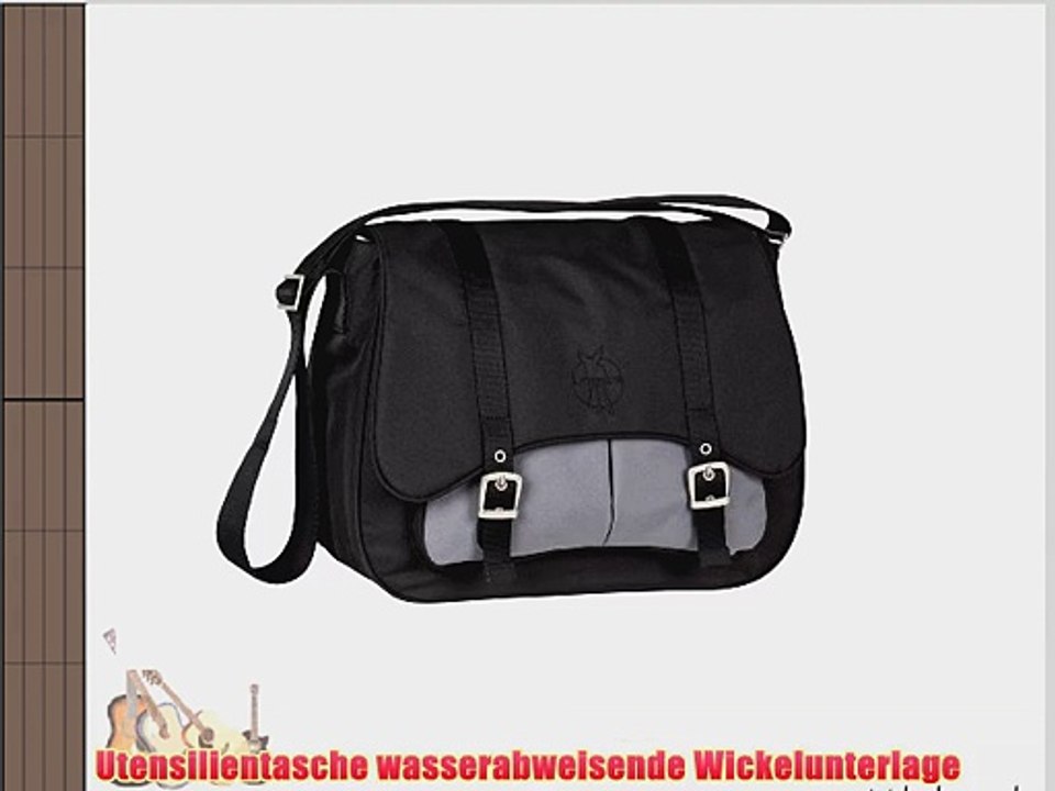 L?ssig LCOUB101 Wickeltasche Casual Courier Bag New Design black