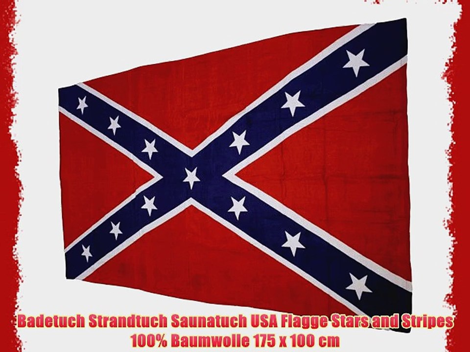 Badetuch Strandtuch Saunatuch USA Flagge Stars and Stripes 100% Baumwolle 175 x 100 cm