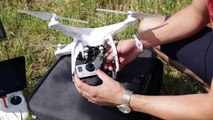 DJI Phantom 2 c подвесом DJI Zenmuse H3-3D, первый полет, автовозврат, автопосадка