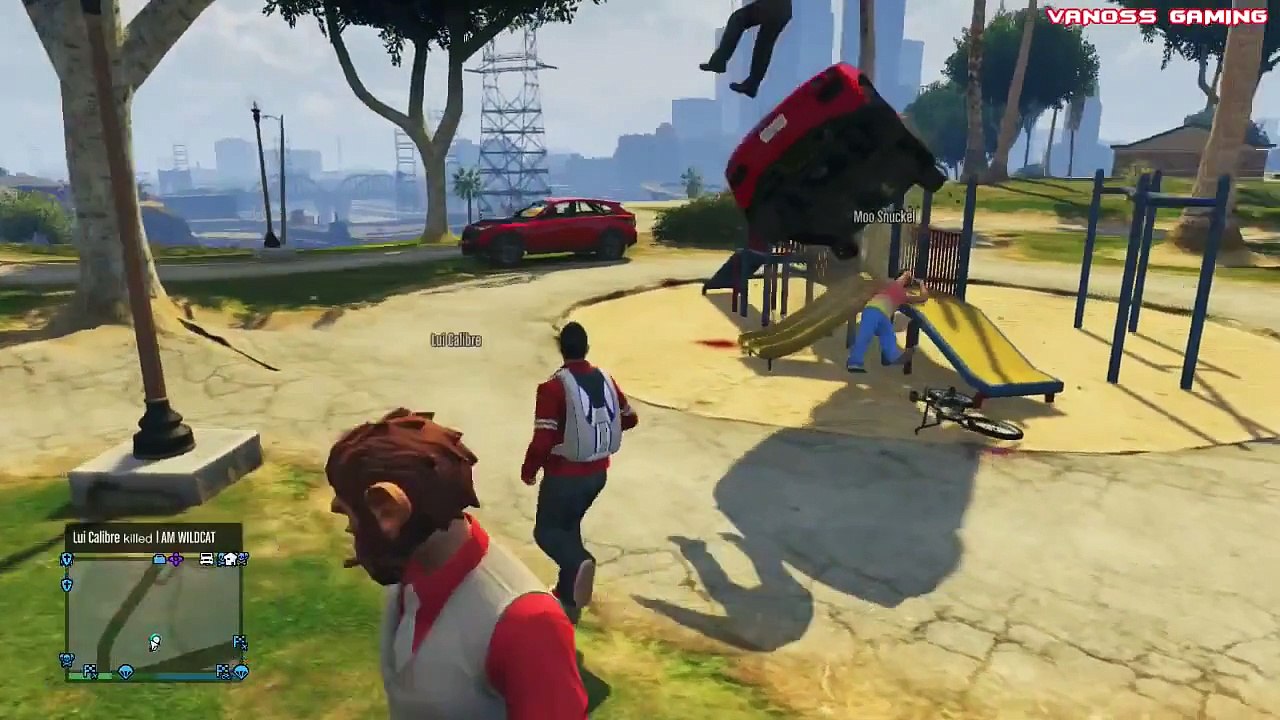 VanossGaming GTA 5 Online Funny Moments   Vanoss Vs  Bicycle, Launch Glitch, Lui Calibre Prank Calls