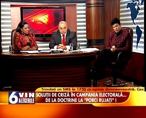 Moment socant cu politicieni in emisiunea "Sase vine presa" postul B1tv