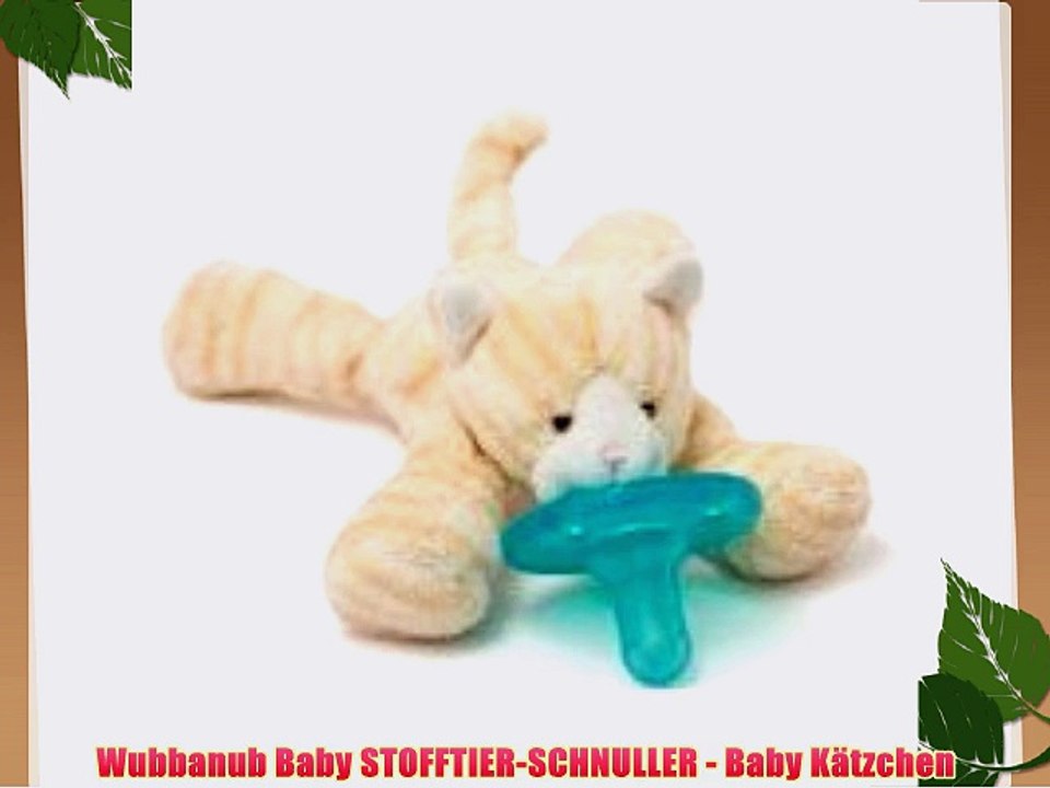 Wubbanub Baby STOFFTIER-SCHNULLER - Baby K?tzchen