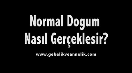 Normal Doğum Videosu (Animasyon)