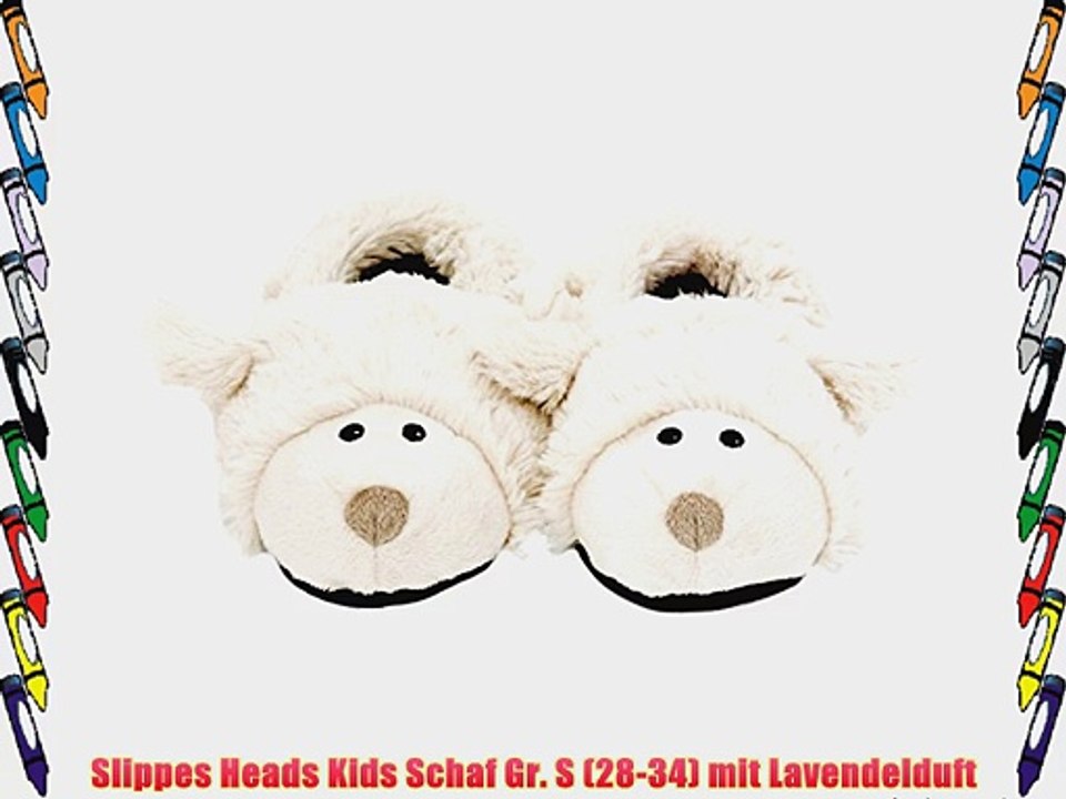 Slippes Heads Kids Schaf Gr. S (28-34) mit Lavendelduft
