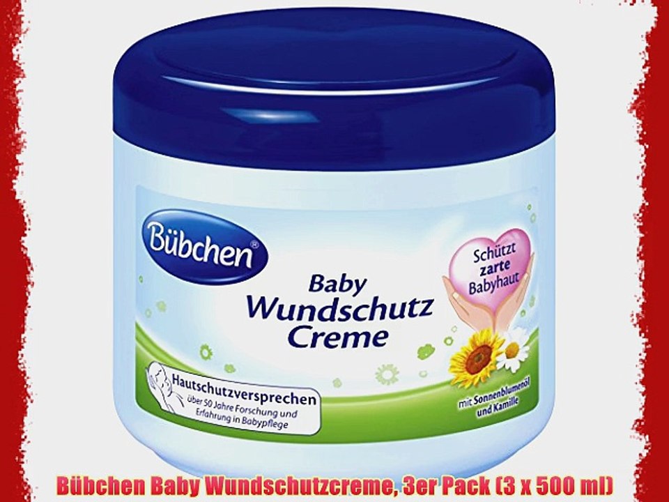 B?bchen Baby Wundschutzcreme 3er Pack (3 x 500 ml)
