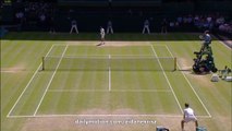 1st game - Novak Djokovic v. Richard Gasquet 10.07.2015 Wimbledon