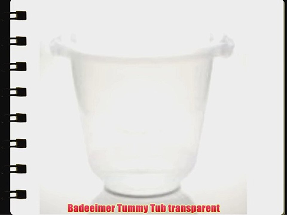 Badeeimer Tummy Tub transparent