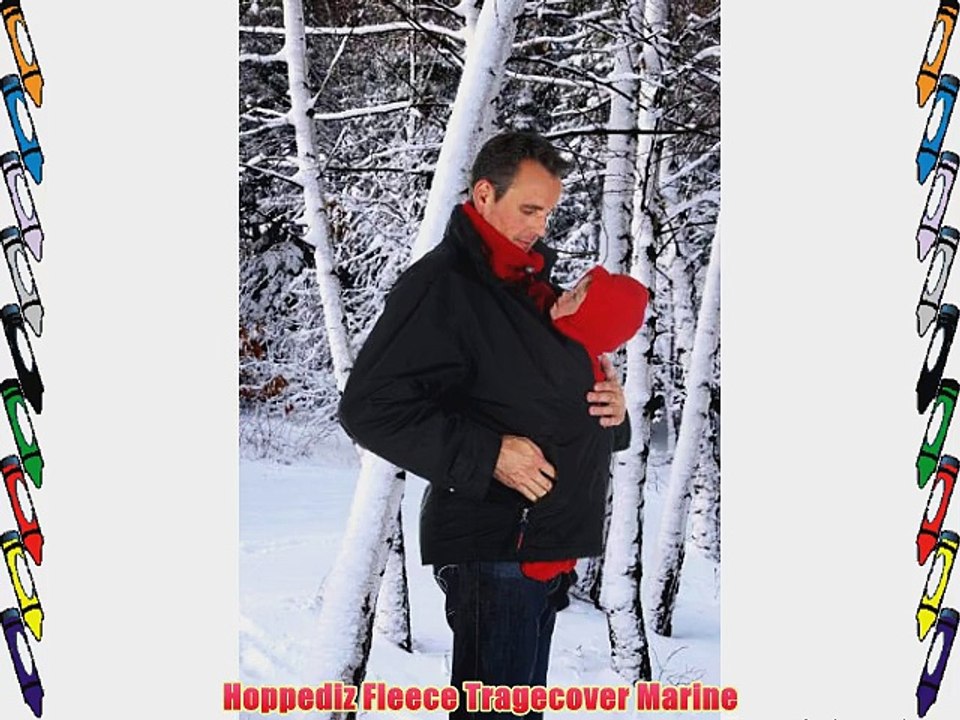 Hoppediz fleece tragecover marine