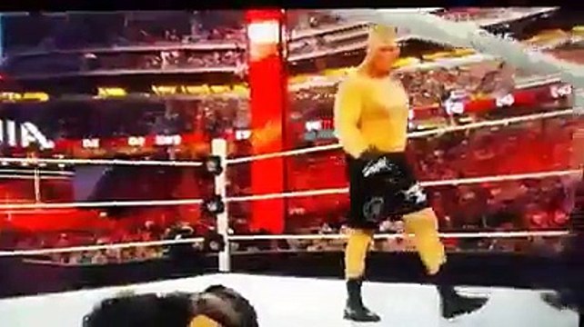 Brock Lesnar vs Seth Rollins Brock Lesnar demolished Set Rollins HD