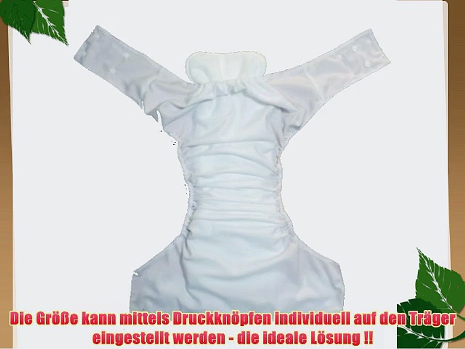 Waschbare ONE-SIZE Adult Baby Windelhose - 3 Gr??en in einer Windel - NEUHEIT