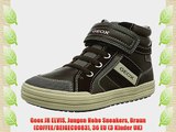 Geox JR ELVIS Jungen Hohe Sneakers Braun (COFFEE/BEIGEC0083) 36 EU (3 Kinder UK)