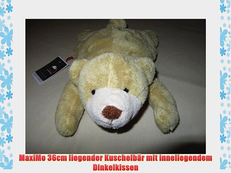Maximo 36cm liegender kuschelb?r mit inneliegendem dinkelkissen
