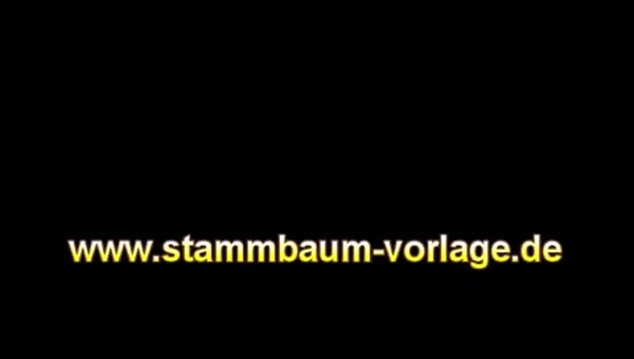 Einfache Stammbaum Vorlagen erstellen und zeichnen