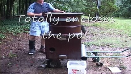 Amazing New Improved Biomass Cooking Stove Cooks Outdoor In the Rain