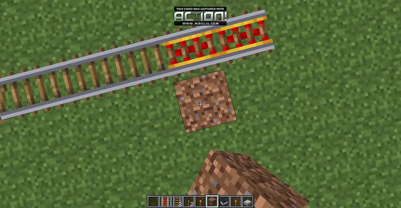 TUTORIAL N°1: RIELES Y VAGON (como hacer tren en minecraft)