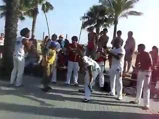 roda in la praya grupo 100 % capoeira españa salou c.mestre alan ferradura pinote