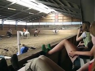 falling off horse
