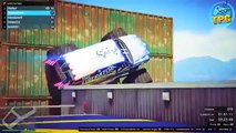 The BATMAN EXTREME Vertical Ramps: GTA 5 CRAZY FUN RACES! (GTA V Funny Moments)