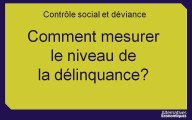 1ere socio chap 8.3 Comment mesurer le niveau de la délinquance? extrait