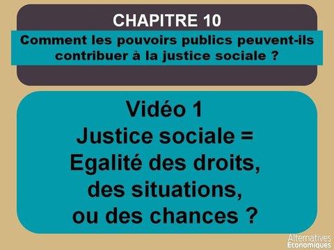 Term chap 10 Justice sociale = Egalité des droits, des chances ou des situations-extrait