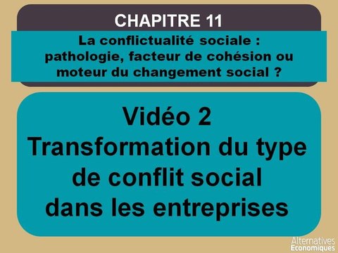 Term chap 9 Transformation du type de conflit social dans les entreprises-extrait