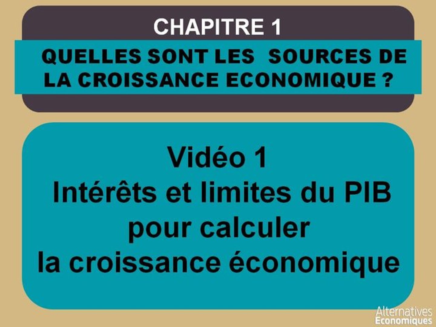 Term chap 1 Intérêts et limites du PIB pour calculer la croissance  économique-extrait - Vidéo Dailymotion