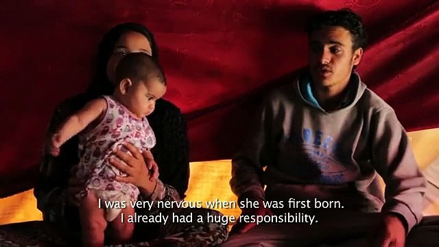 Angelina Jolie et sa fille Shiloh en visite dans un camp de réfugiés syriens