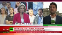 Michelle Bachelet gana las elecciones presidenciales en Chile