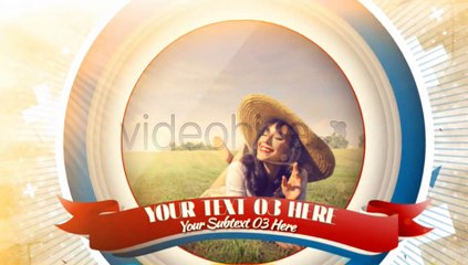 Retro Circles Presentation Ae Template