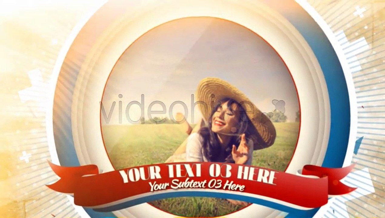Retro Circles Presentation Ae Template