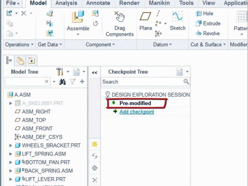 PTC Creo Flexible Modeling Extension - Design Exploration Extension