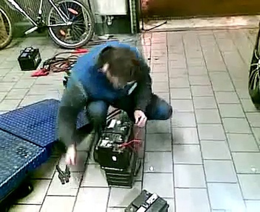 explosion de batterie