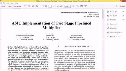 ASIC Implementation of Pipelined and Gated Clock Signed-Unsigned Multiplier