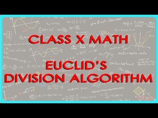 Euclid’s Division Algorithm  - Concept - Class X Maths
