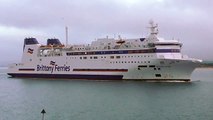 Brittany Ferries Barfleur Arriving at Poole Harbour 26th June 2015
