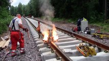 Railroad thermite welding