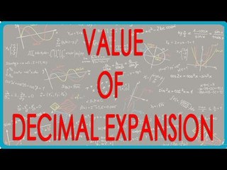 9  Predict value of decimal expansion